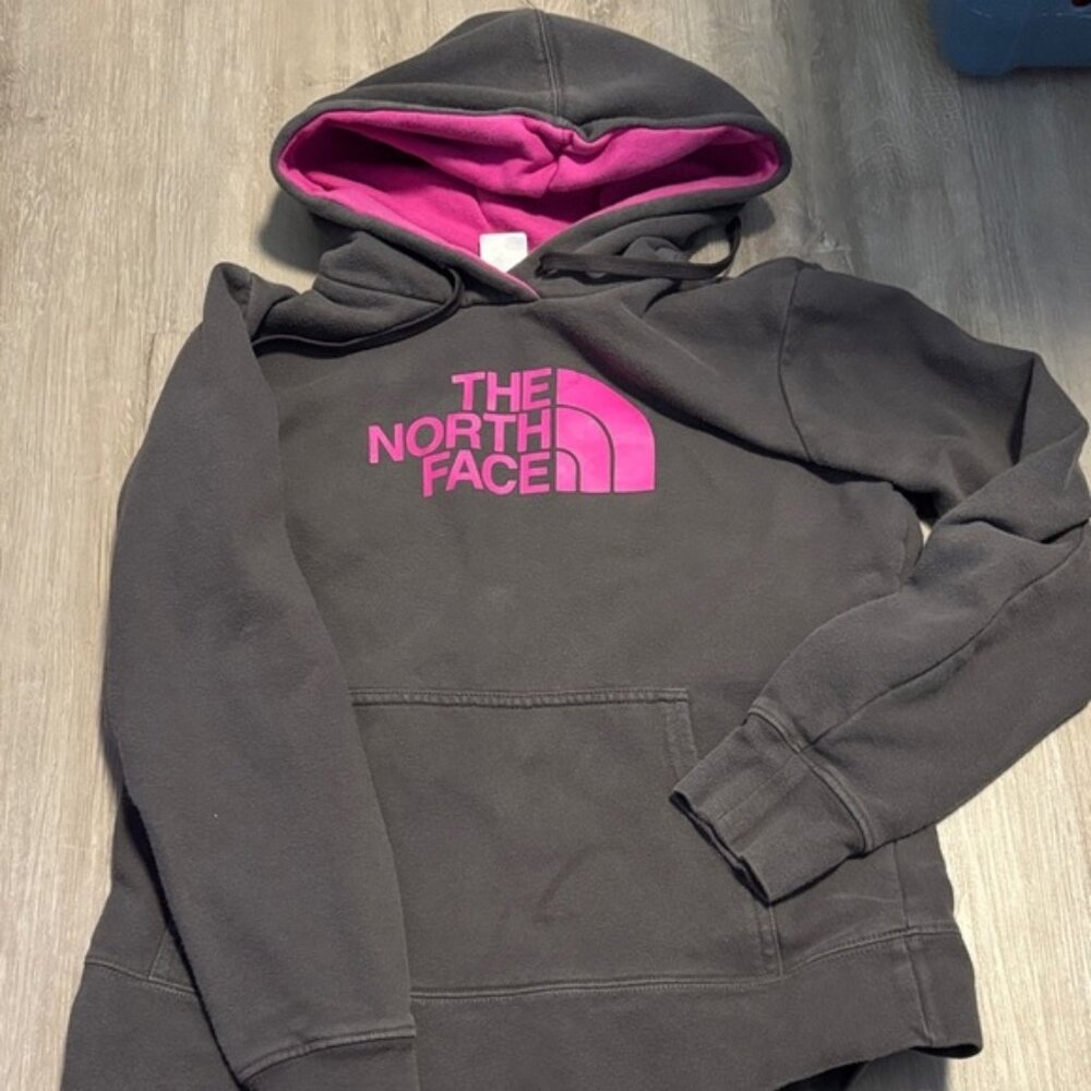 The North Face Black and Pink Hoodie